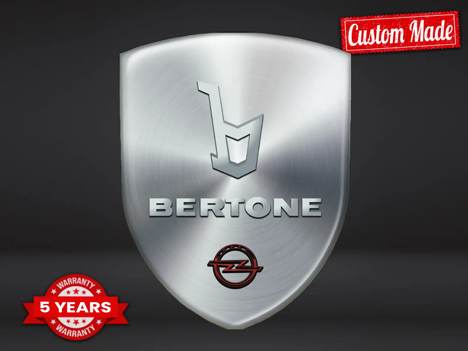 Bertone Autocollants Fenêtre Sport Personnalisables Solides